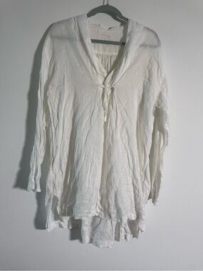 CP Shades Tunic Top Boho Coastal Grandma Minimalist Resort Cover UP Oversized S